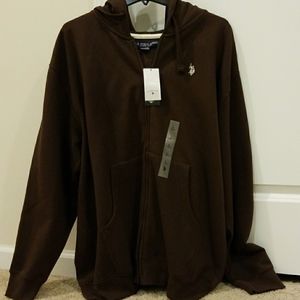 Polo Zip Up Hoodie